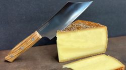 Olivenholz, Couteau à fromage Wok